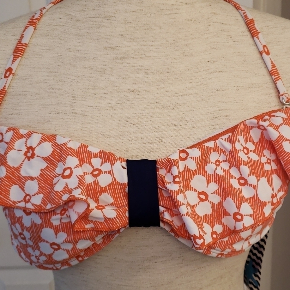 SPLENDID flower market bandeau bikini top NWT - Picture 3 of 13